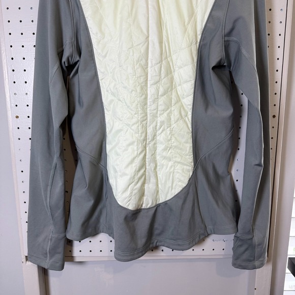 The North Face Animagi Insulated Jacket Women's Medium Gray White Zip Up Stretch - Picture 9 of 15